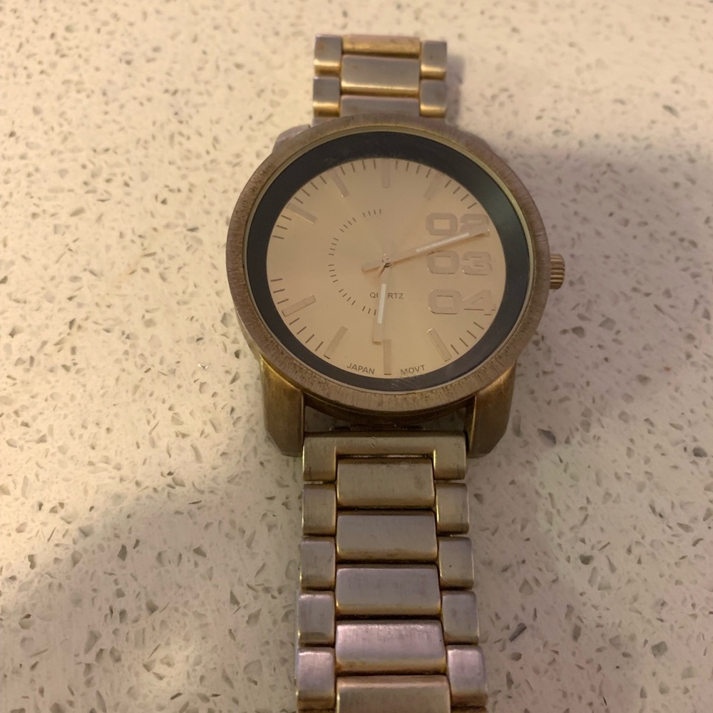 Gold Metal Watch
